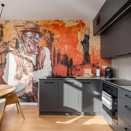 Fuzja Jazz - Parking, Klimatyzacja By Fuzjaaparts Apartamento