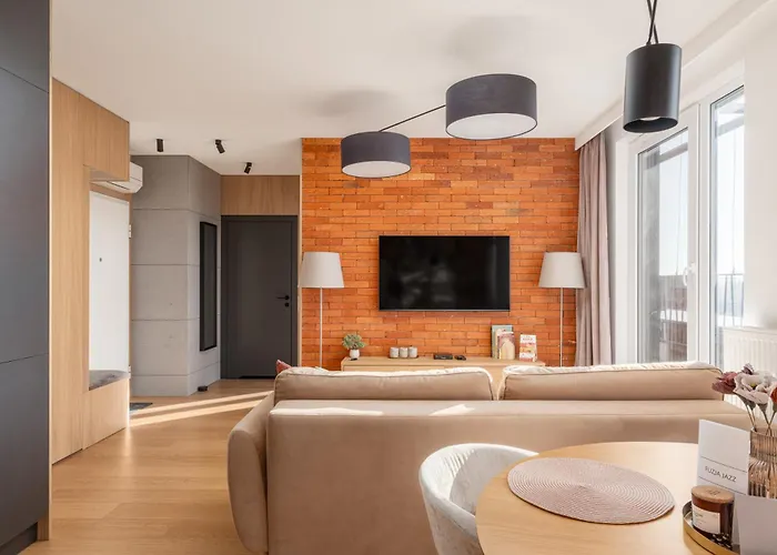 Fuzja Jazz - Parking, Klimatyzacja By Fusionaparts Appartamento Łódź